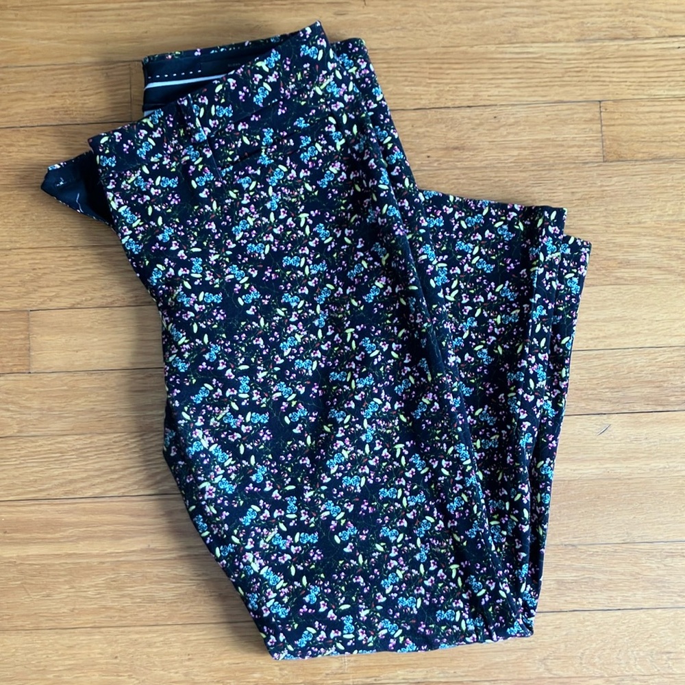 NWOT Banana Republic Floral Sloan Pant
